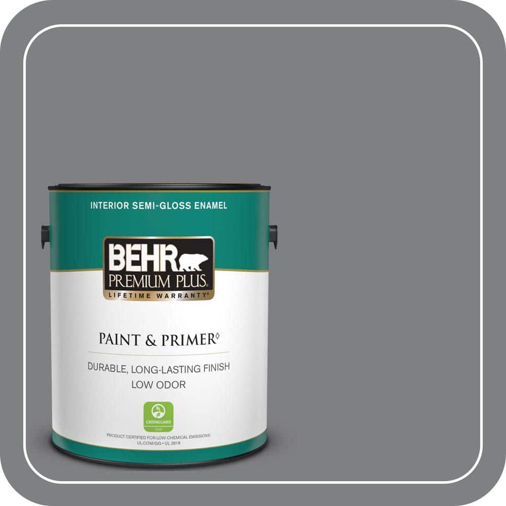 1 gal. #T12-10 Game Over Semi-Gloss Enamel Low Odor Interior Paint & Primer price history on PriceWatchPro