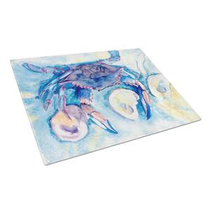 Crab Tempered Glass Cutting Board Large