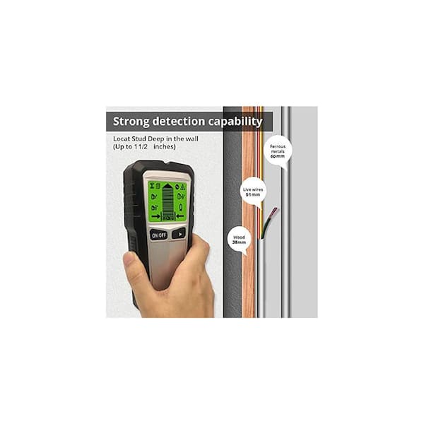 5 in 1 Stud Finder Wall Scanner Metal AC Live Wire Detector