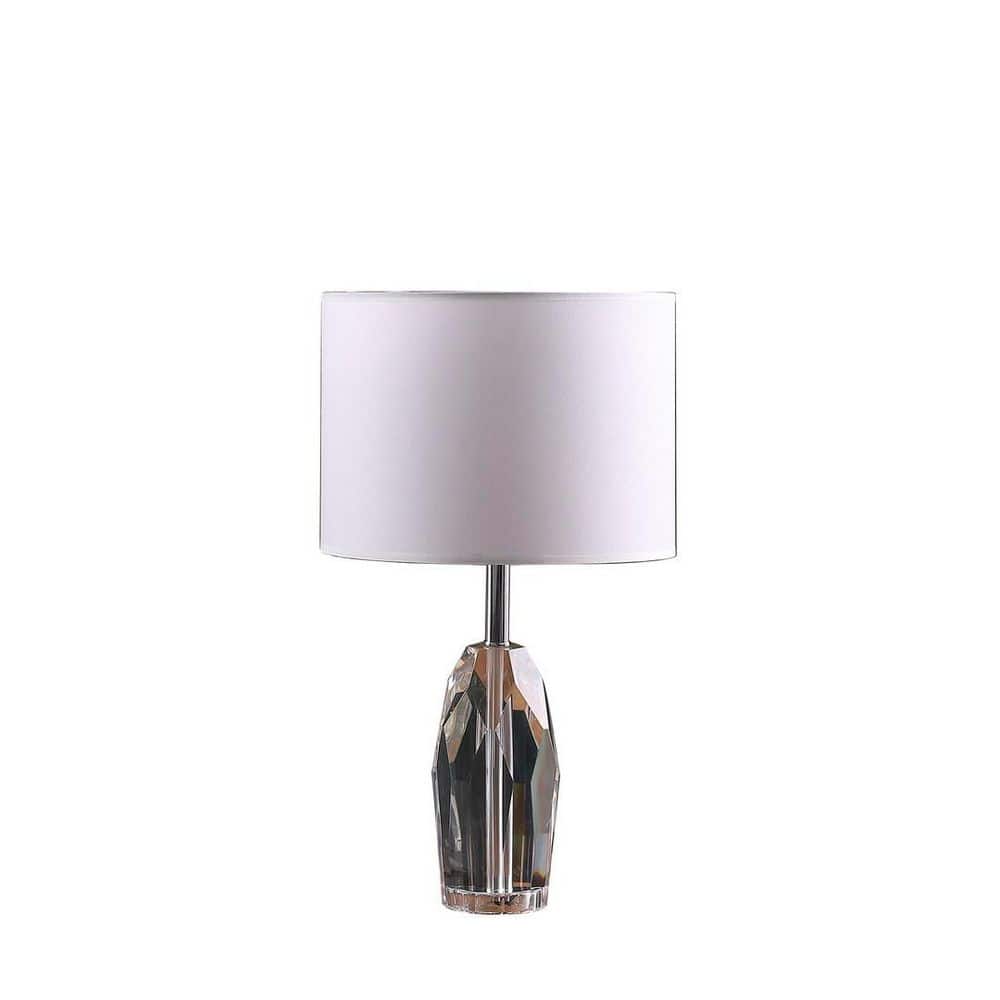19 in. H Dodecahedron Solid Crystal Prism Table Lamp, Chrome Silver price history on PriceWatchPro