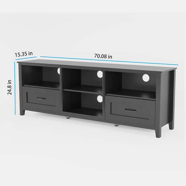 【送料0円】 TVs Fits Stand BlackTV wetiny up W88138334-W881 in. 60 to ディスプレイ・モニター本体