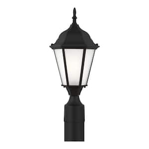 Bakersville 1-Light Black Outdoor Post Lantern
