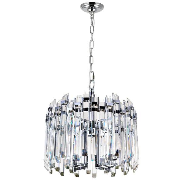 CWI Lighting Henrietta 4 Light Chandelier With Chrome Finish