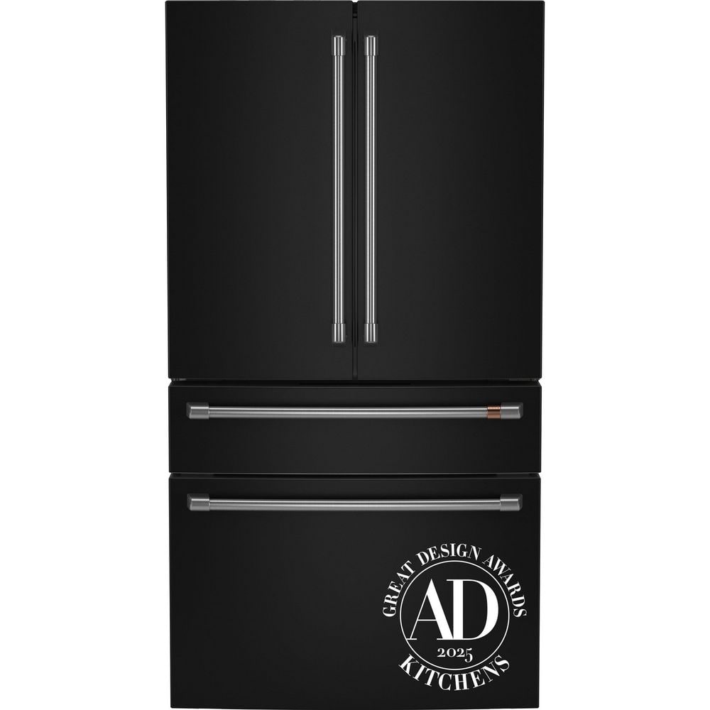 Cafe 36 in. 23.2 cu. ft. Smart Counter-Depth 4-Door French-Door