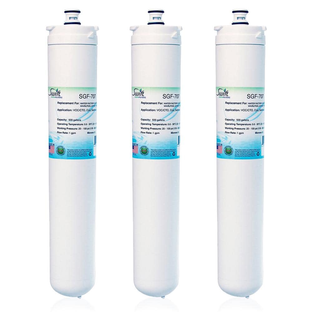 Swift Green Filters Replacement Water Filter For 3m Water Factory 47 55707g2 Sgf 707 3pack The 3016