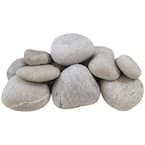 21.6 cu. ft. 1 in. to 3 in. 1620 lbs. Light Grey and Tan Beach Pebbles
