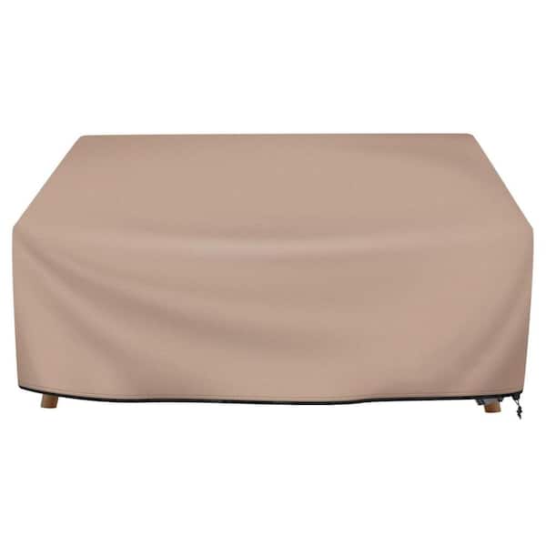 90 in. W x 40 in. D x 35 in. H Brown Outdoor Sofa Cover G08THRRCND