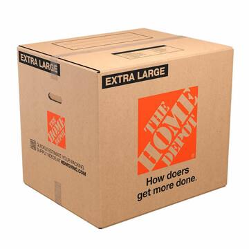 24 in. L x 20 in. W x 21 in. D Extra-Large Moving Box with Handles (10-Pack)