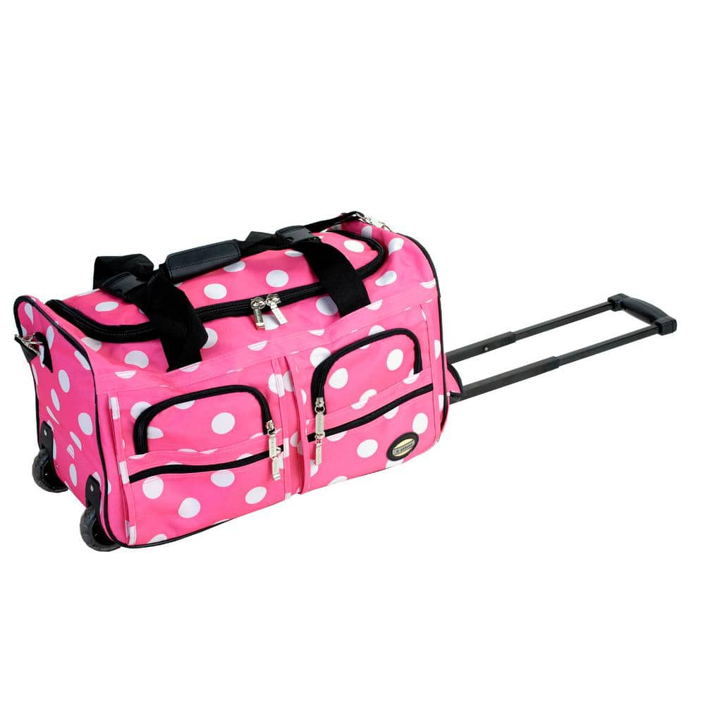 Rockland Luggage 2pc Softside Carry On Luggage Set - Pink