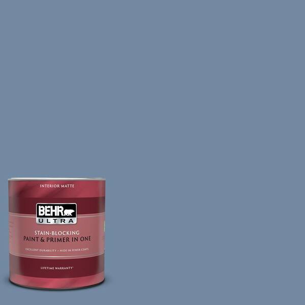 BEHR ULTRA 1 qt. #UL240-18 Hilo Bay Matte Interior Paint and Primer in One
