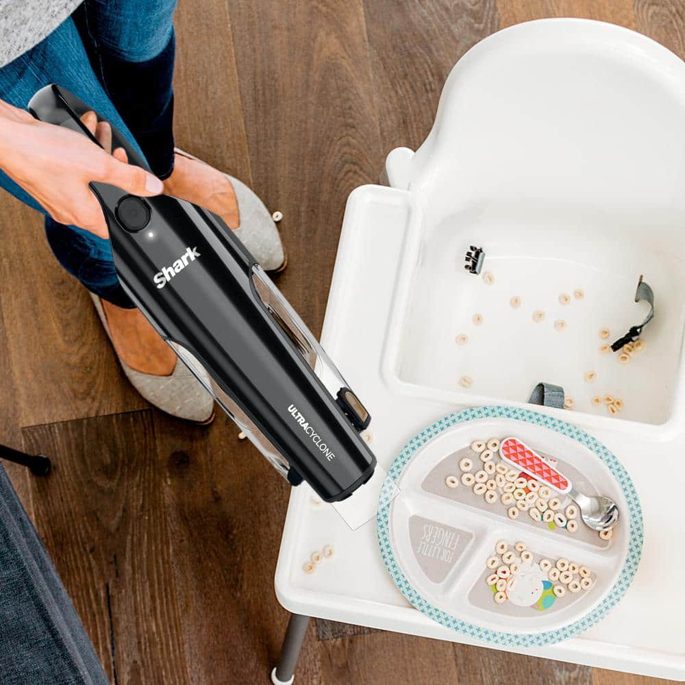 Black Cordless Handheld Vacuum with HEPA Filter for Pet Hair