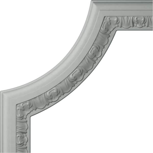 3/4 in. x 10-5/8 in. x 10-5/8 in. Urethane Emery Panel Moulding Corner (Matches Moulding PML02X01EM)