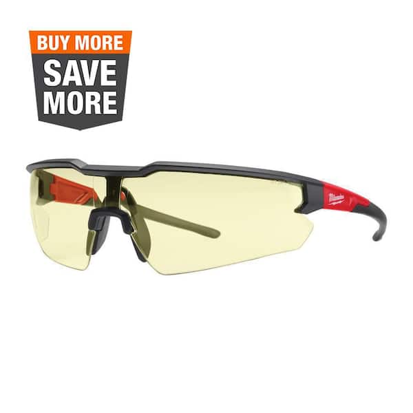 Yellow Safety Glasses Anti-Scratch Lenses