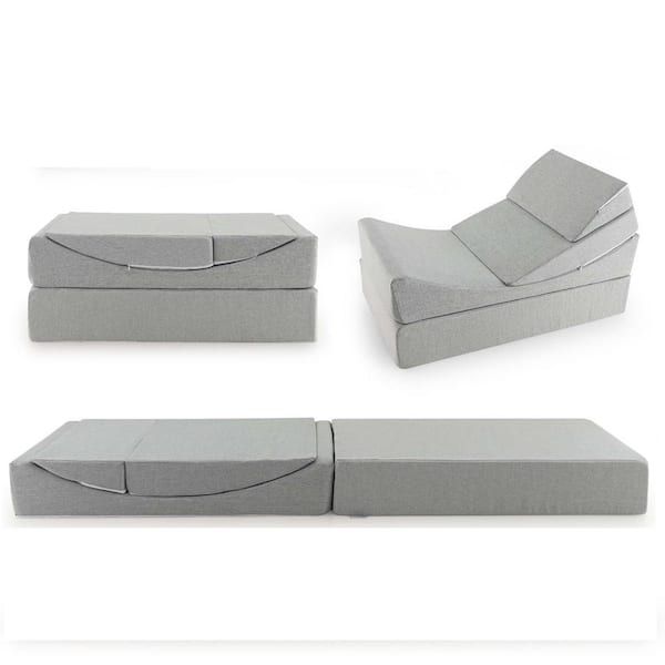 Costway 4in1 Convertible Folding Sofa Bed Floor Futon Sleeper Couch