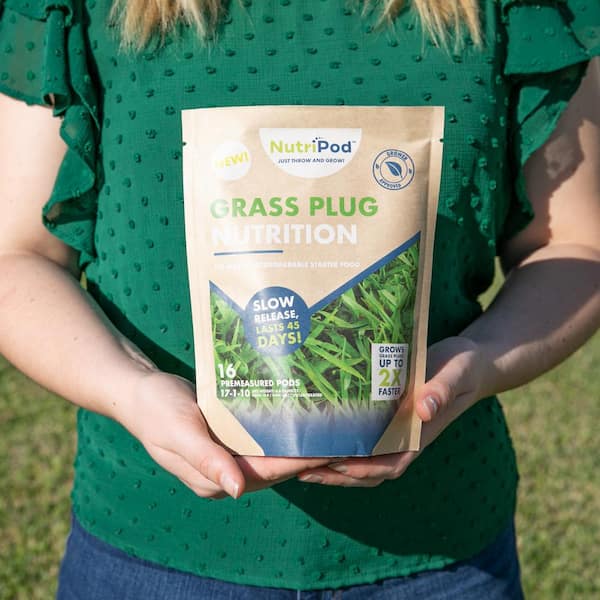 Unbranded - 64-Count SodPods Zoysia Grass Plugs/SP Popwer Planter/NutriPod Bundle - Natural, Affordable Lawn Improvement