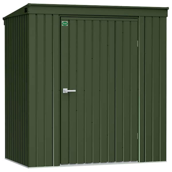 Scotts Garden Storage Shed 4 ft. W x 6 ft. D x 6 ft. H Metal Shed 21 sq. ft.