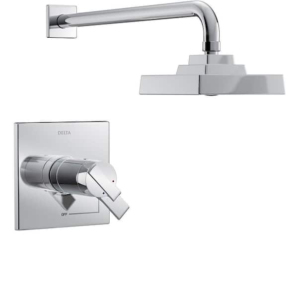 Delta Ara TempAssure 17T Series 1-Handle Shower Faucet Trim Kit in Chrome (Valve Not Included)