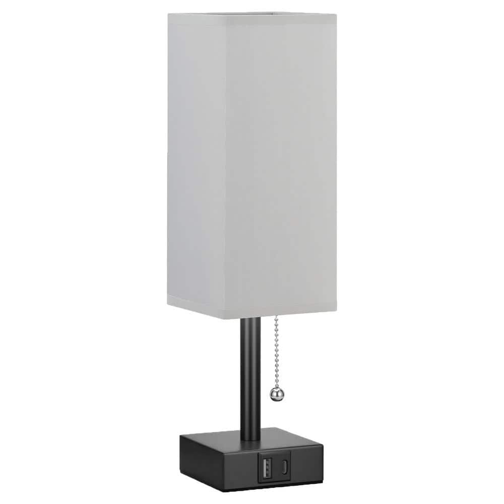 Upgraded 14.7 in. Black Dimmable Integrated LED Task and Reading Lamp with 