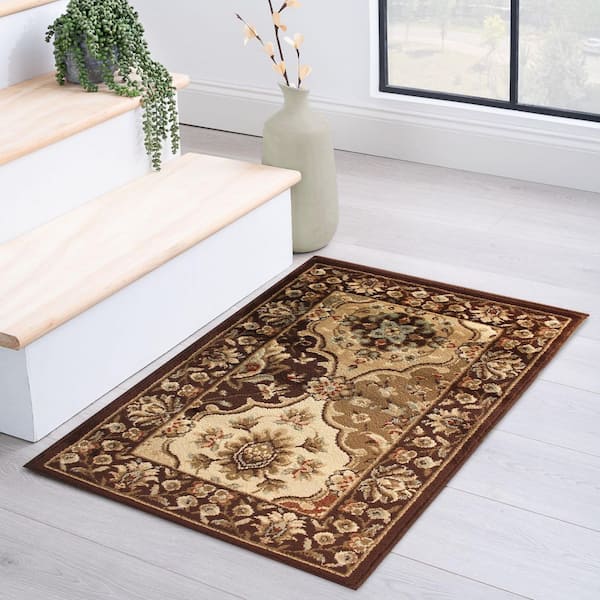 Palmyra Auburn 2 ft. x 3 ft. Ornamental Polypropylene Area Rug