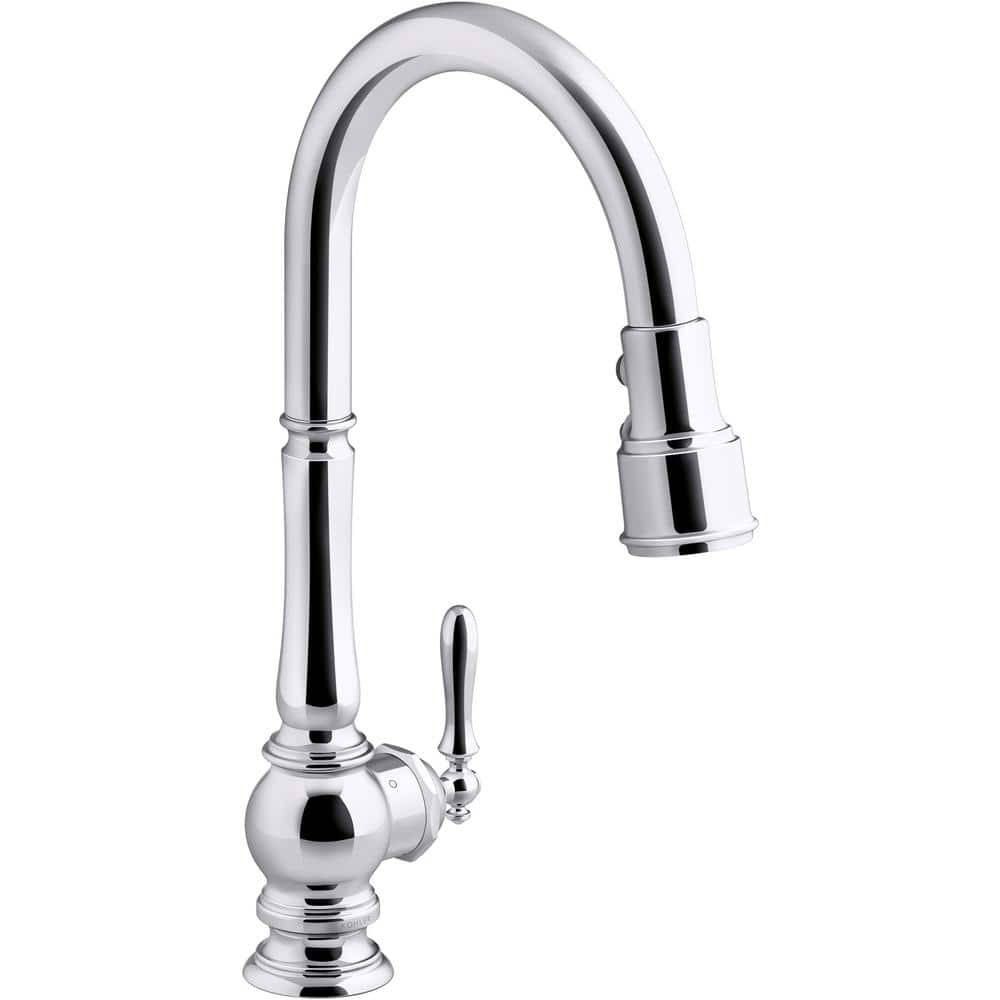 KOHLER Artifacts SingleHandle Kitchen Sink Faucet with Konnect and