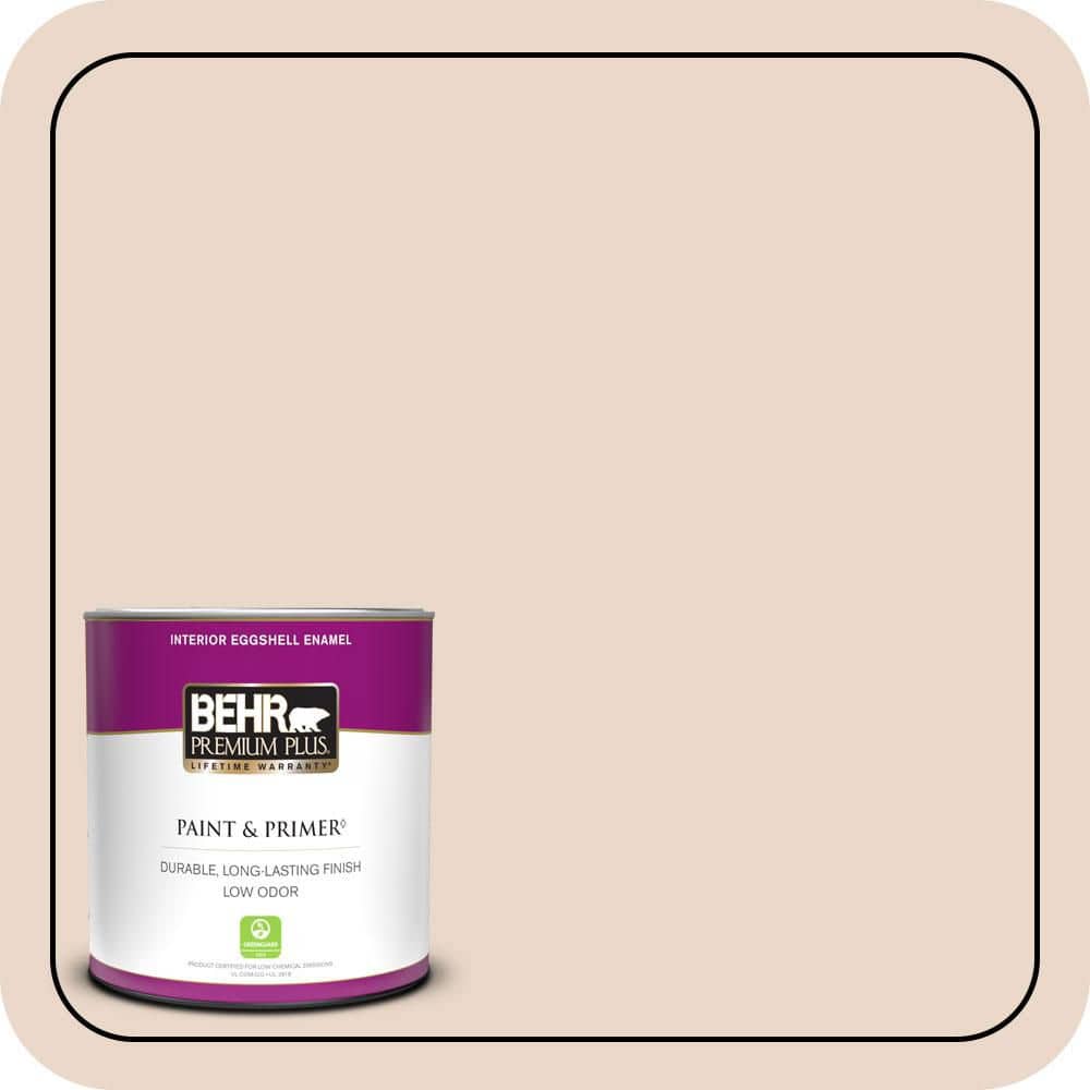 1 qt. #ECC-59-2 Siesta Tan Eggshell Enamel Low Odor Interior Paint & Primer price history on PriceWatchPro