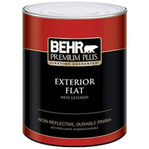 1 qt. Medium Base Flat Exterior Paint and Primer in One