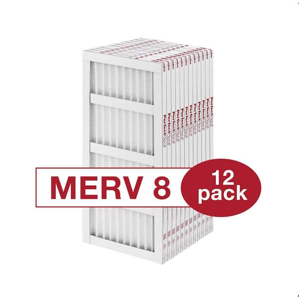 AAF Flanders 10 in. x 20 in. x 1 in. Perfect Pleat MERV 8 Self