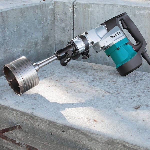 Drill with Handle - Depot D-Handle Home Hard Corded Side HR4041C Rotary The and in. Makita 12 Amp Concrete/Masonry Case 1-9/16 Spline Hammer