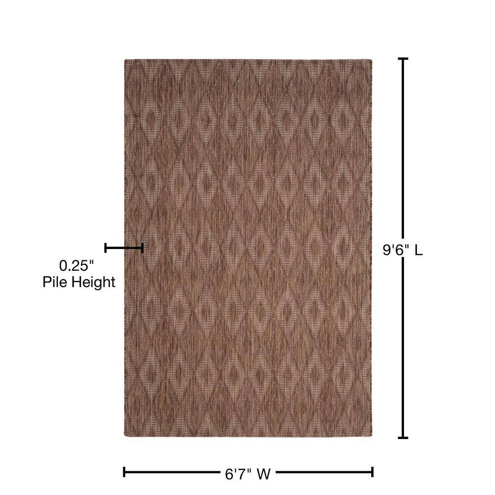 Elegant Gray 9' x 12' Rectangular Easy-Care Synthetic Area Rug
