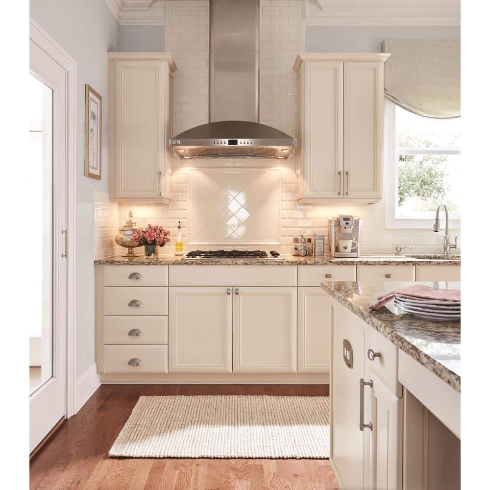Satin Nickel Ribbed Oval Cabinet Pull with Mounting Hardware