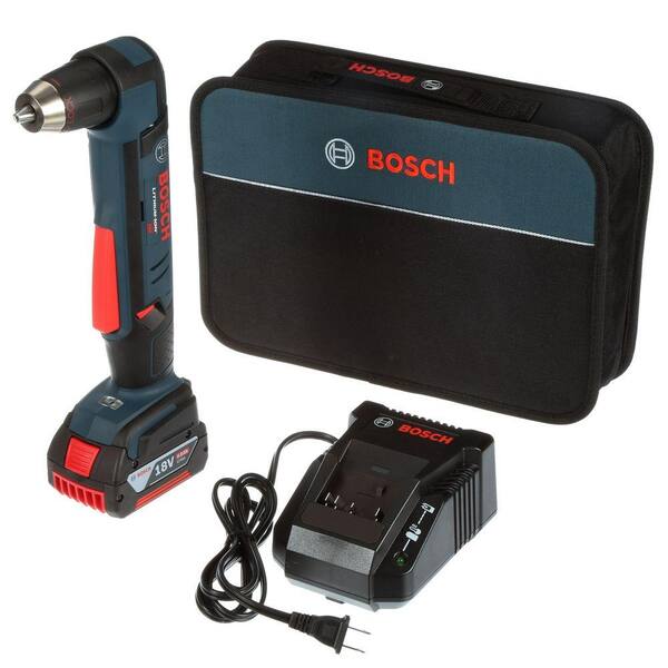Bosch 18 Volt Lithium-Ion Cordless 1/2 in. Variable Speed Right Angle Drill Kit with 4.0 Ah Battery