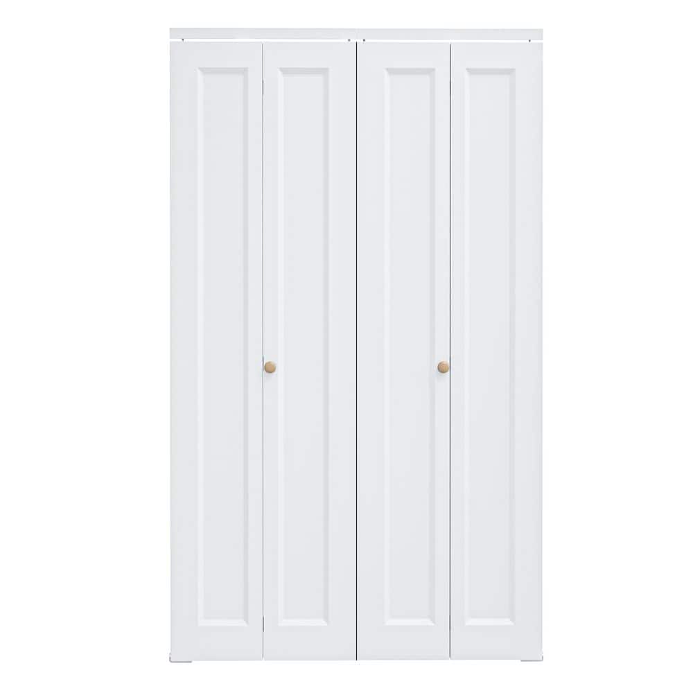 ARK DESIGN 48 in. x 80 in. 1 Panel Hollow Core White Primed Composite ...