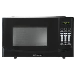 0.9 cu. ft. 900-Watt Countertop Microwave Oven in Black
