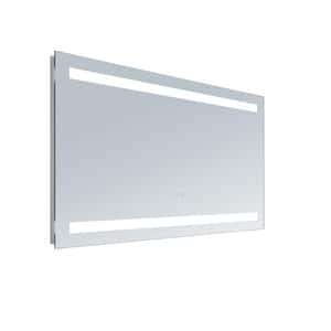 Selene 50 in. W x 36 in. H Frameless Rectangular LED Light Bathroom Vanity Mirror