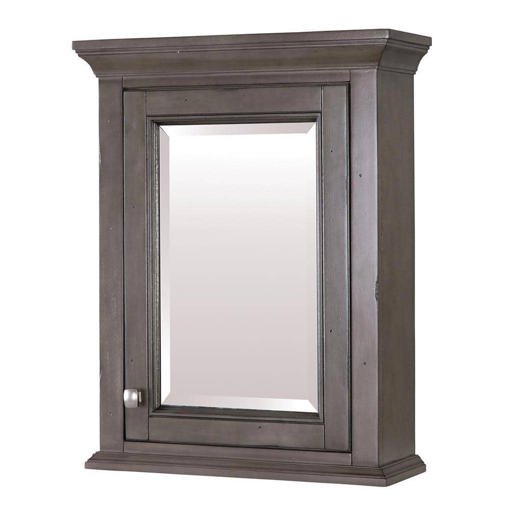 UPC 721015386438 product image for Brantley 22 in. x 28 in. x 8 in. Surface-Mount Medicine Cabinet in Distressed Gr | upcitemdb.com