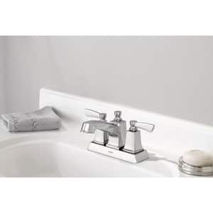 Conway 4 in. Centerset Double Handle Bathroom Faucet in Chrome