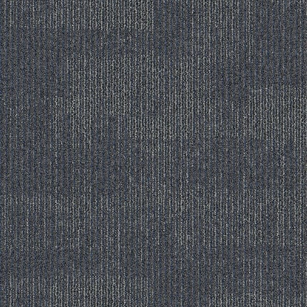 Aladdin Second Nature - Space - Blue Commercial 24 x 24 in. Glue-Down Carpet Tile Square (96 sq. ft.)