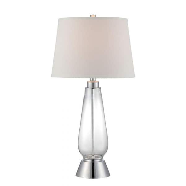 Filament Design 30.5 in. Polished Steel Table Lamp