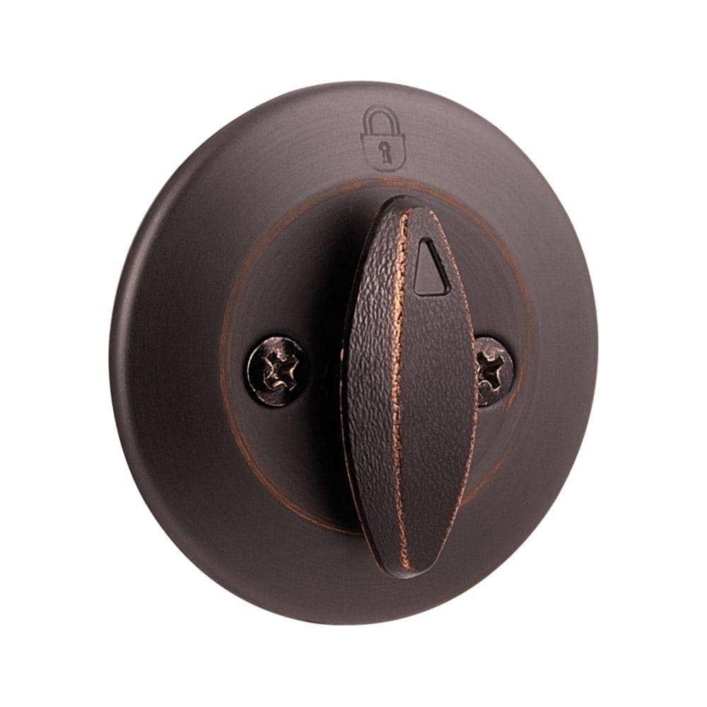 Venetian Bronze Single Cylinder Deadbolt Door Lock