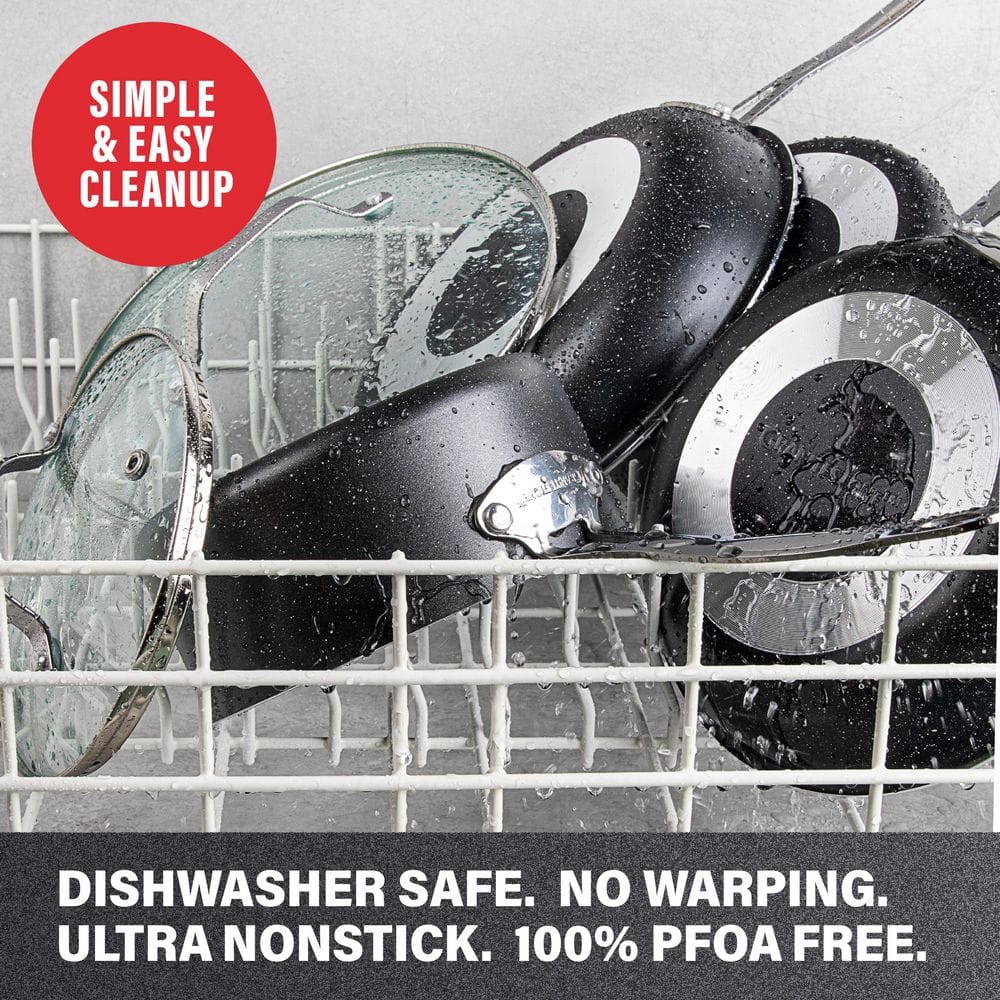 Granite Stone Black 5-Piece Nonstick Aluminum Bakeware Set