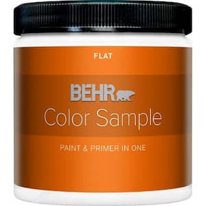 8 oz. Deep Base Flat Interior Paint & Primer Color Sample