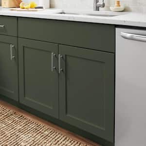 Avondale 30 in. W x 24 in. D x 34.5 in. H Ready to Assemble Plywood Shaker Sink Base Kitchen Cabinet in Fern Green