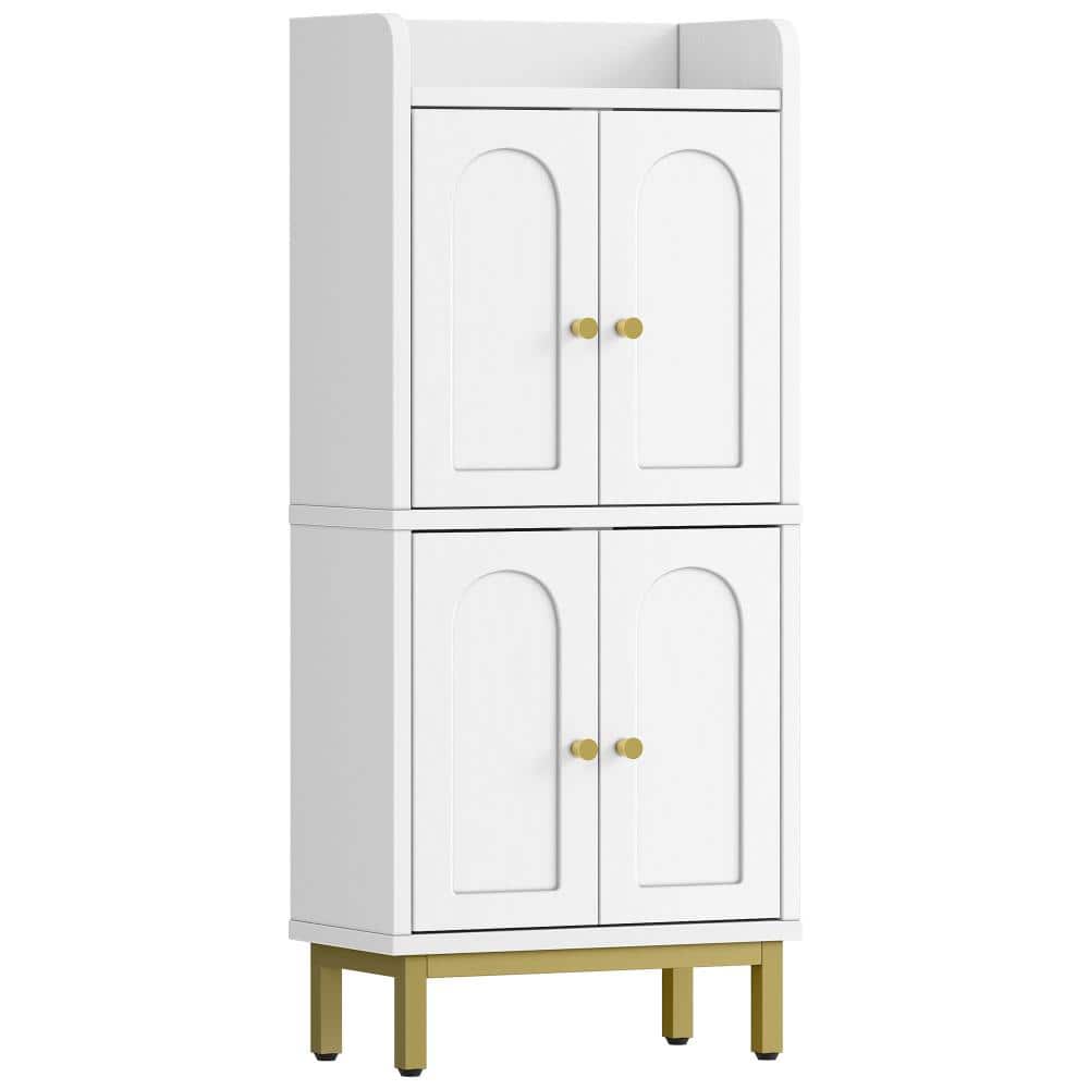 14.6 in. W x 32.7 in. H Rectangular White Mount Medicine Cabinet without MirrosBathroom Cabine price history on PriceWatchPro