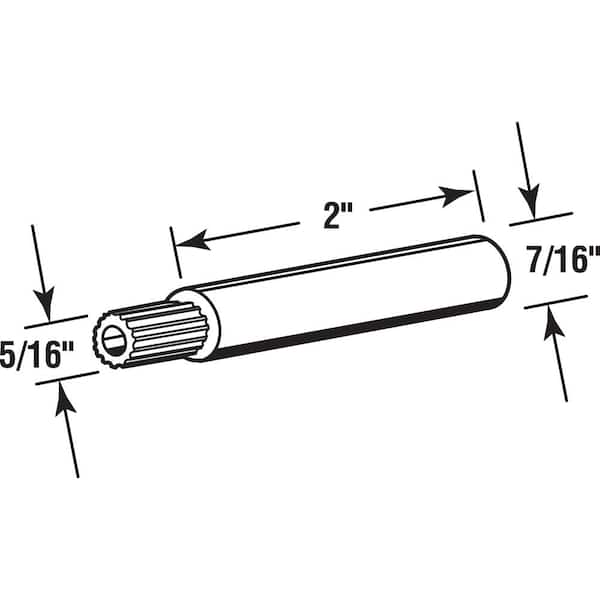 2 in. Long Diecast Handle Extension (2-pack)