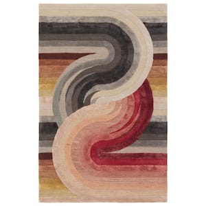 Trillare 9 ft. x 12 ft. Abstract Handmade Area Rug