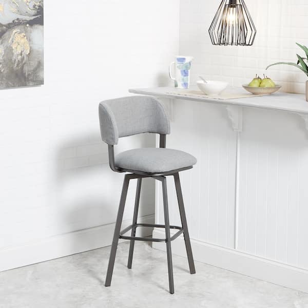Gray Counter Stools With Backs Hot, Gray Counter Height Bar Stools With Backs