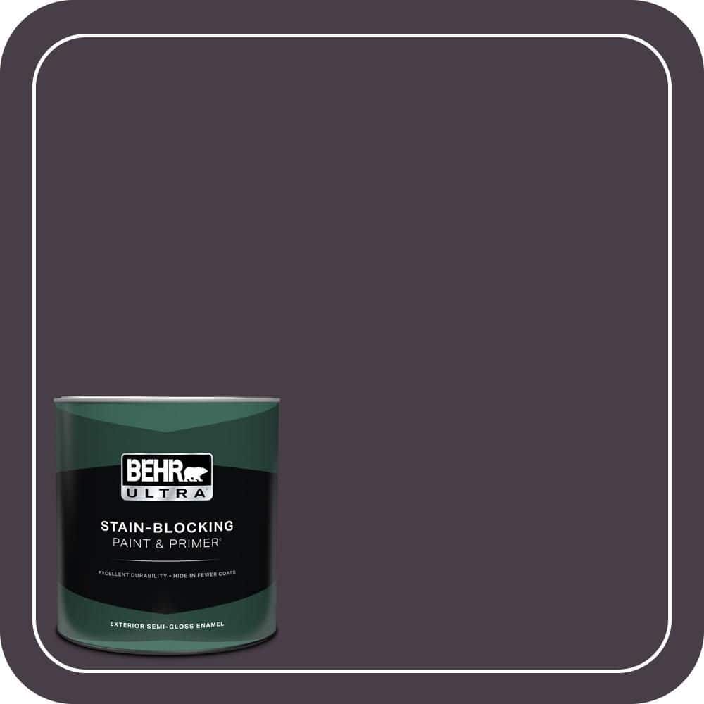 1 qt. #PPU17-20 Eclectic Purple Semi-Gloss Enamel Exterior Paint & Primer price history on PriceWatchPro