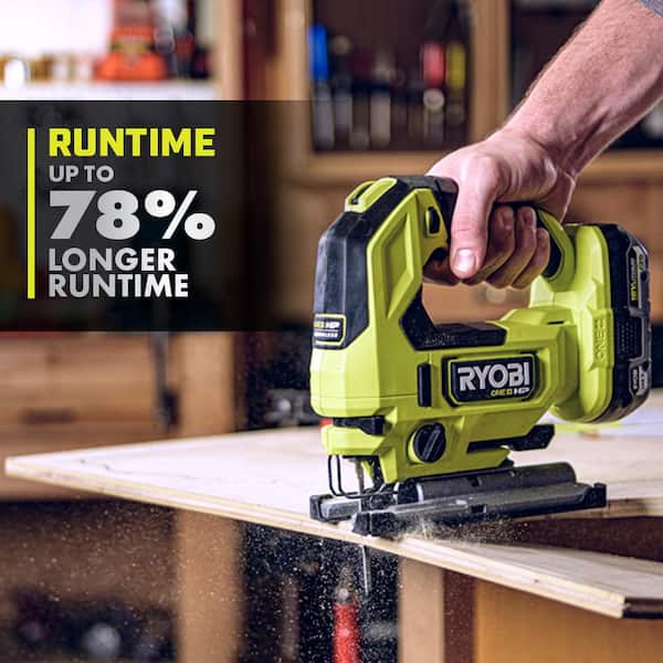 Cordless Brushless Tool Only Variable Speed Dial Ryobi Jig Saw 18 Volt ONE 
