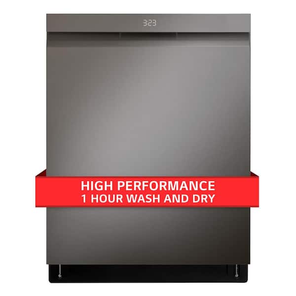 LDTH7972DLG Appliances Smart Top Control Dishwasher with 1-Hour Wash & Dry,  QuadWash® Pro, TrueSteam® and Dynamic Heat Dry™ BLACK STAINLESS STEEL -  Westco Home Furnishings