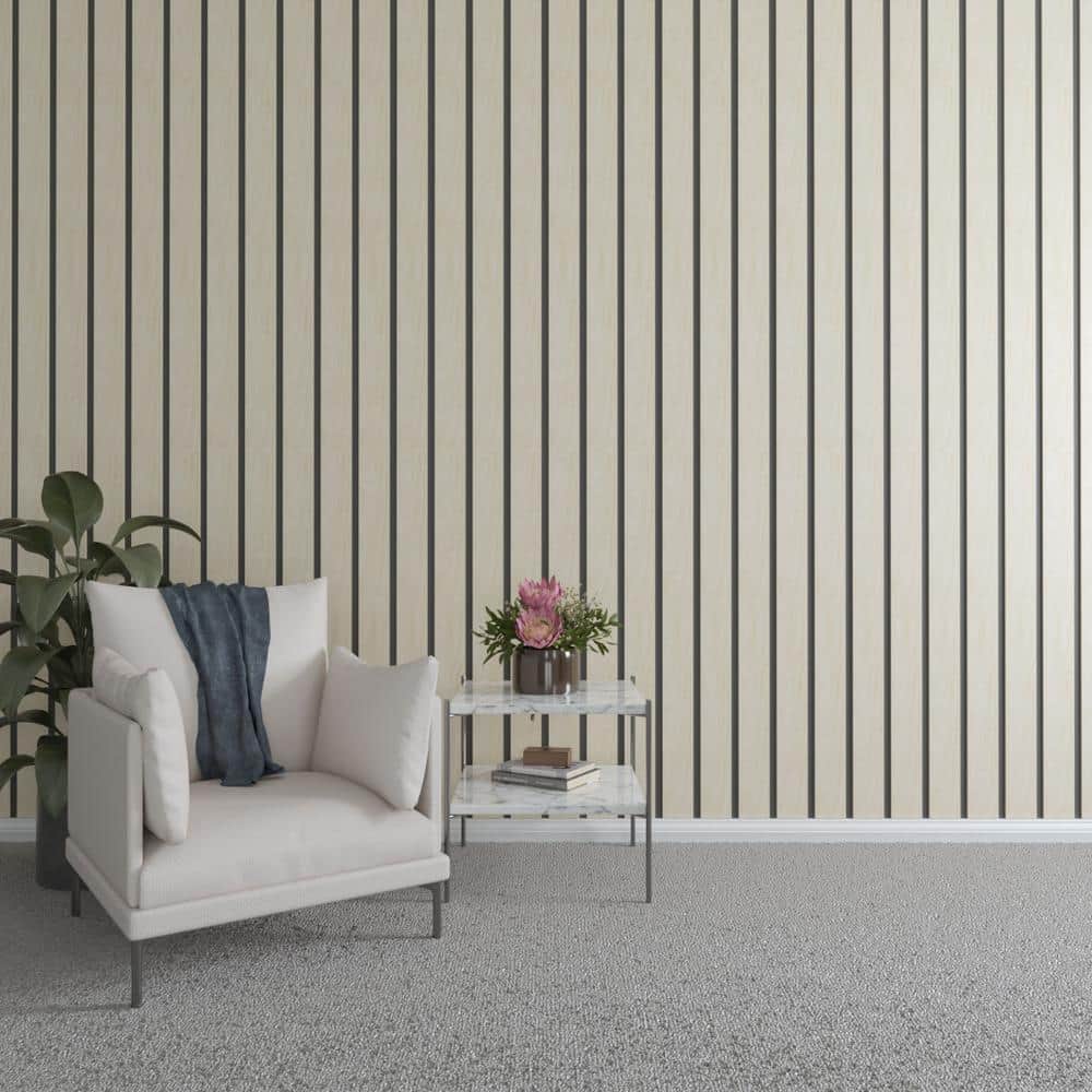 Adjustable Birch Wood Slat Wall Panel Kit, 47"H x 4"W